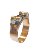 Abrazadera inoxidable con tornillo hexagonal