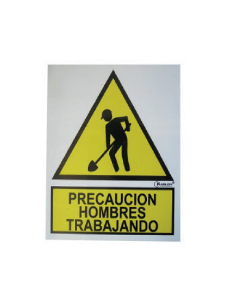 Precaucion Hombre Trabajando