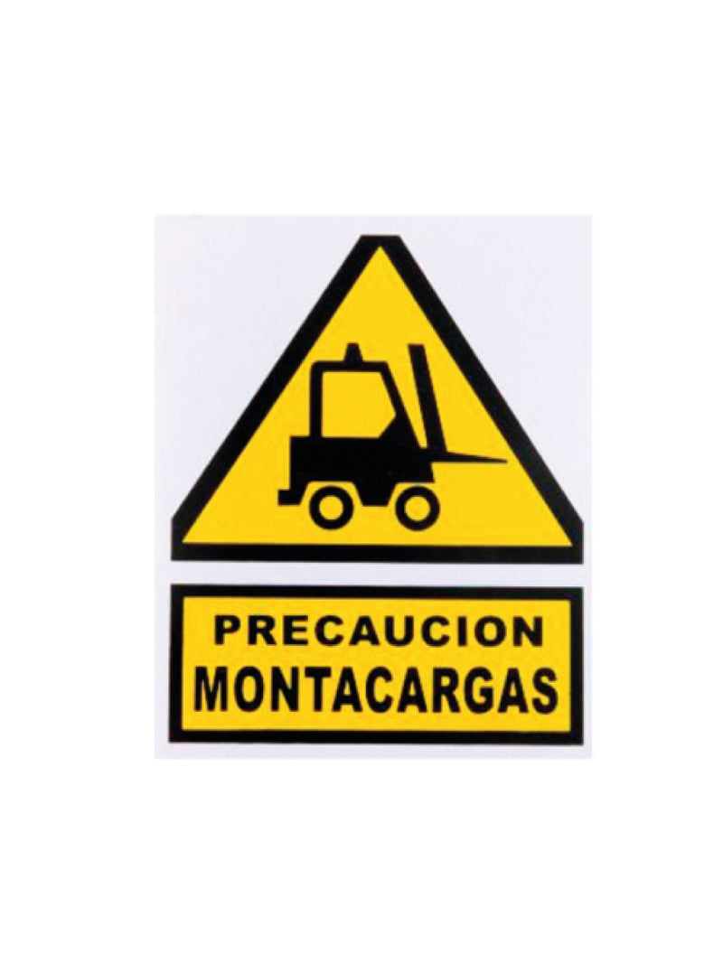 Precaucion Montacargas