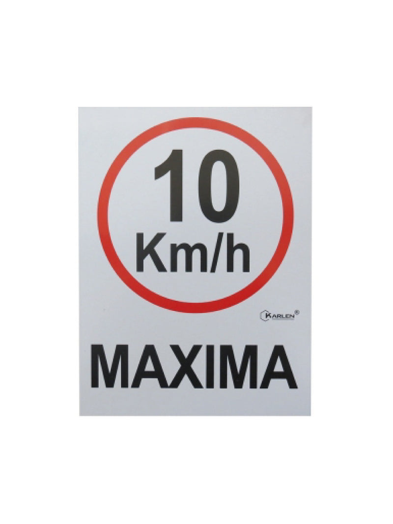 Velocidad Maxima 10km/hr