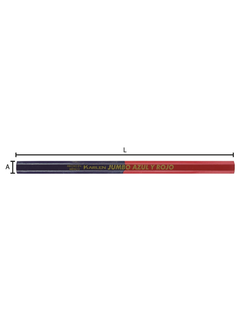 Lapiz Bicolor Jumbo
